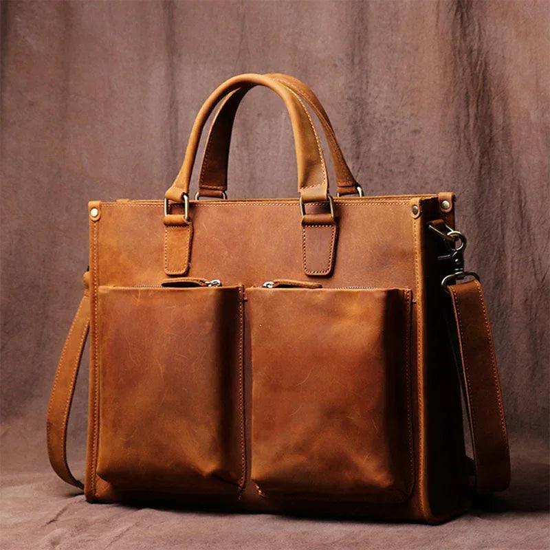 Ambler | Vintage Messenger Briefcase — view 2
