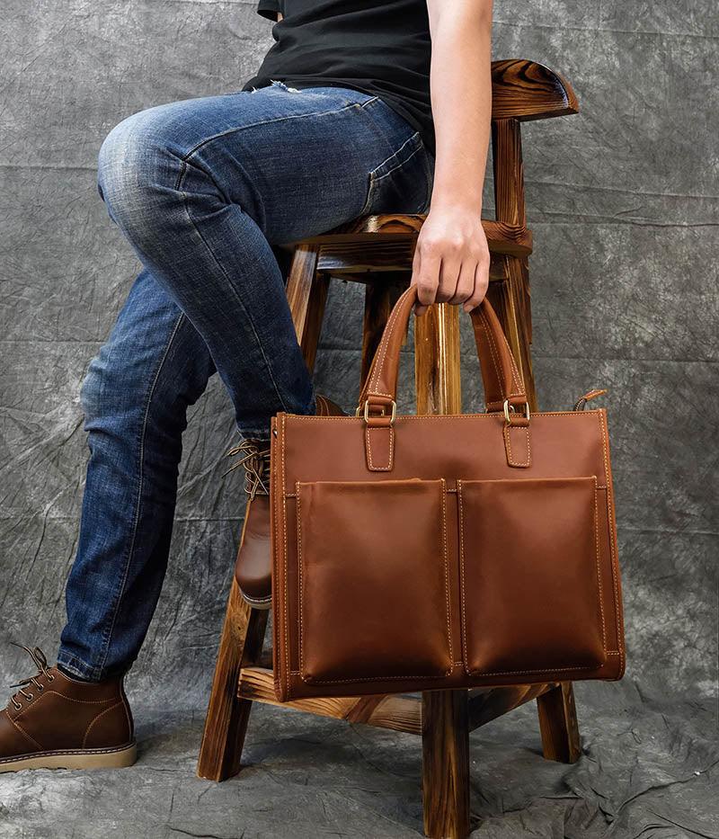 Ambler | Vintage Messenger Briefcase — view 3