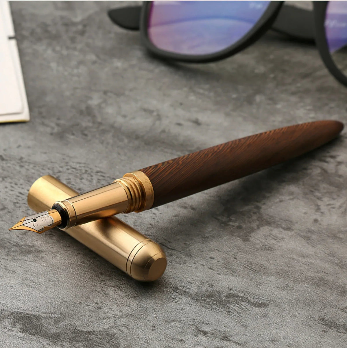 Woodcrest | Wood-Finish Fountain Pen — view 1